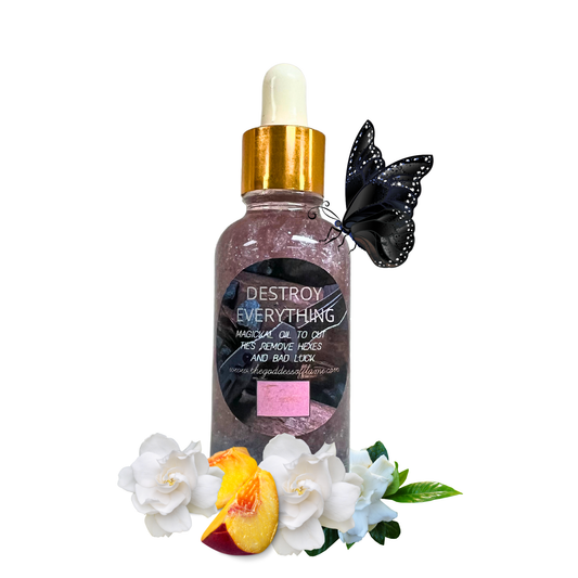 Destroy Everything Anointing Oil Dropper - Remove Bad Luck, Hexes & Curses