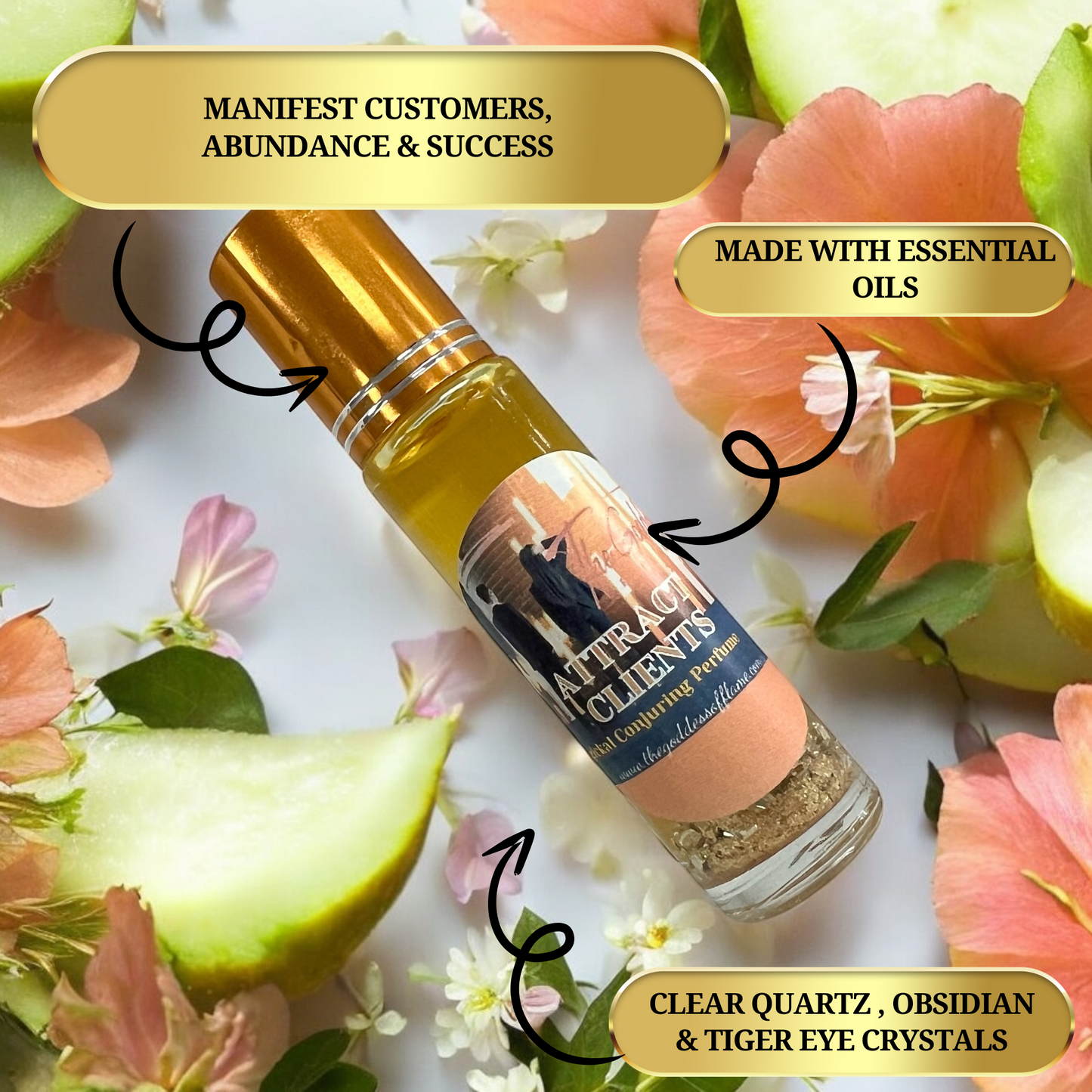Attract Clients Magic Roll-On Perfume Oil