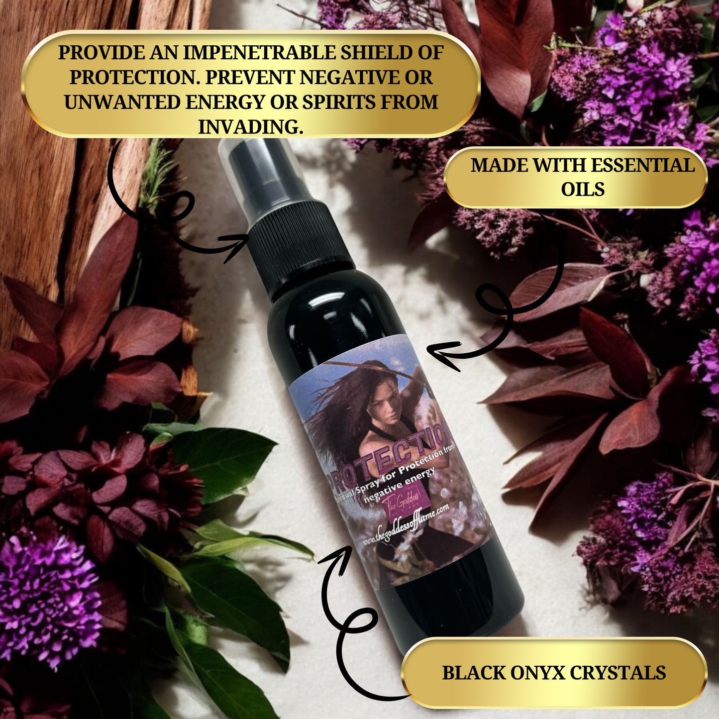 Protection Spray -  Negative Energy, Psychic Attacks & Curses