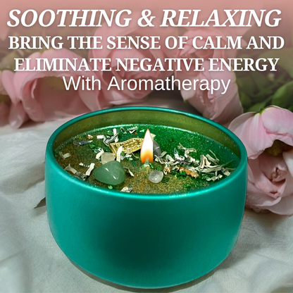 Get Money Spell Candle | Green Candle for Abundance, Wealth & Cash Flow Rituals