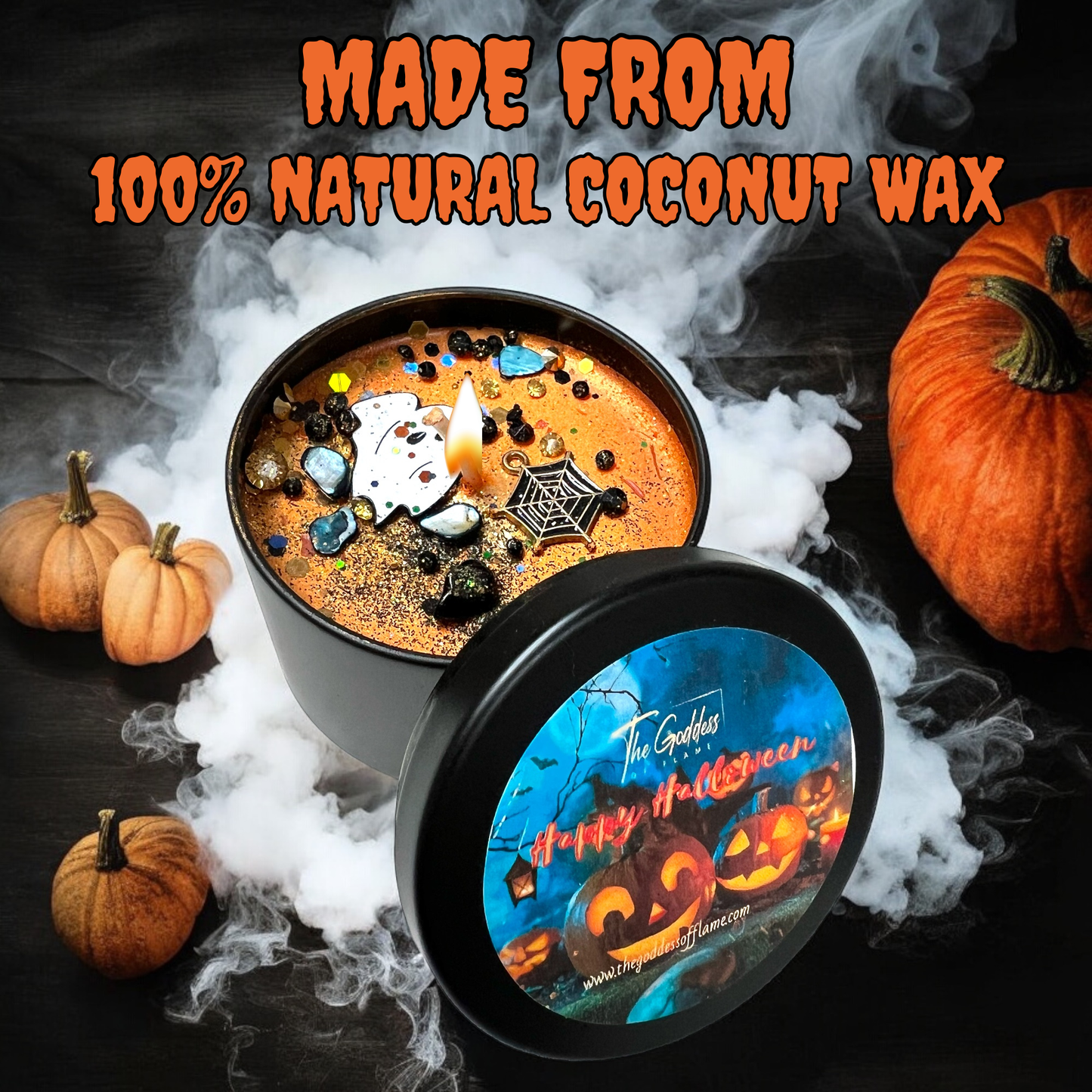 Halloween Candle | Pumpkin Spice Scented Candle| Spiritual Offering Candle