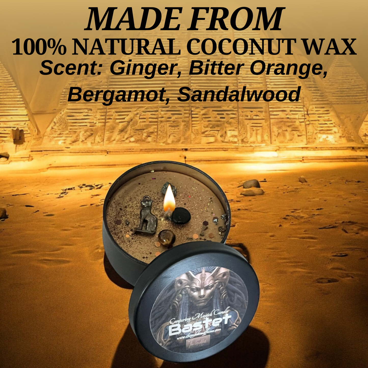 Bastet Offering Spell Candle