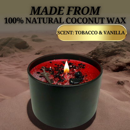 Ancestral Warriors Conjuring Magic Candle