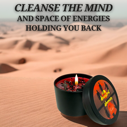 Ancestral Warriors Conjuring Magic Candle