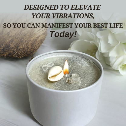 Obatala Spiritual Offering Spell Candle for Healing, Peace, Protection and Power