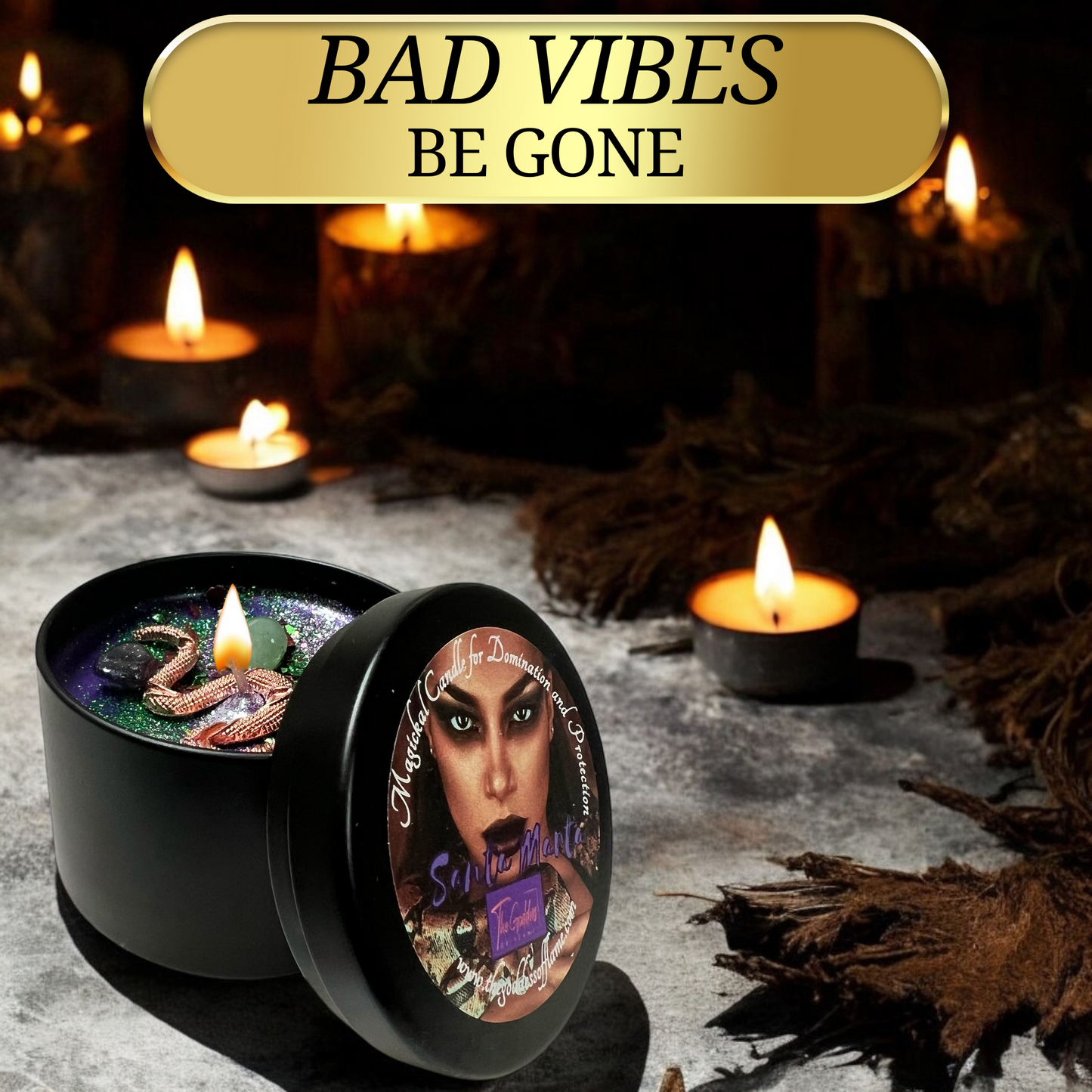 Santa Marta Dominadora Ritual Spell Candle
