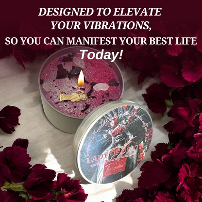 Lady of Death ( Santa Muerte) Offering Spell Candle