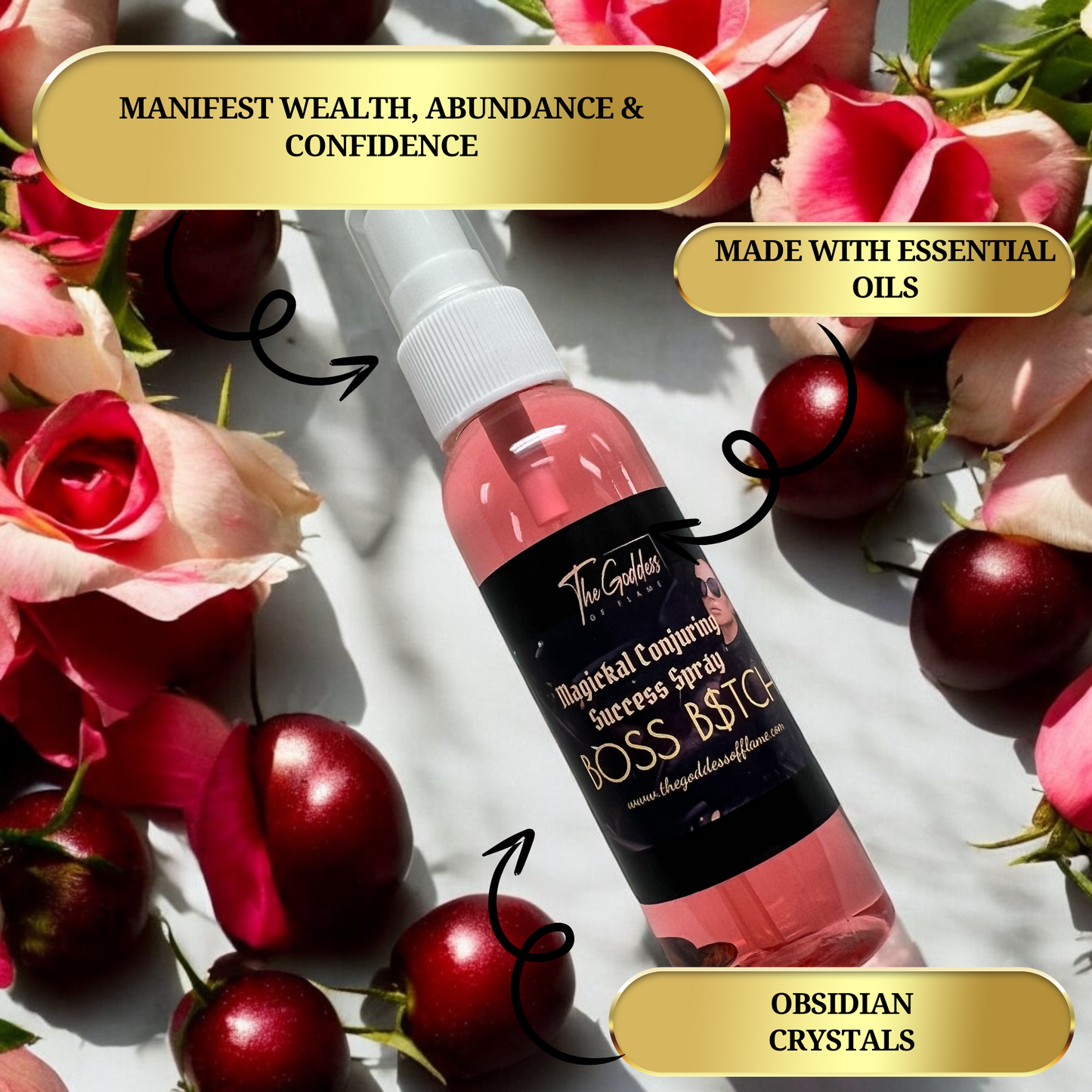 Boss B$tch Spray -   For Confidence, Success & Wealth