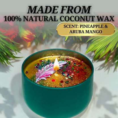 Macaw Bird Magic Candle