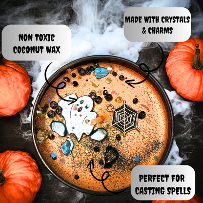 Halloween Candle | Pumpkin Spice Scented Candle| Spiritual Offering Candle