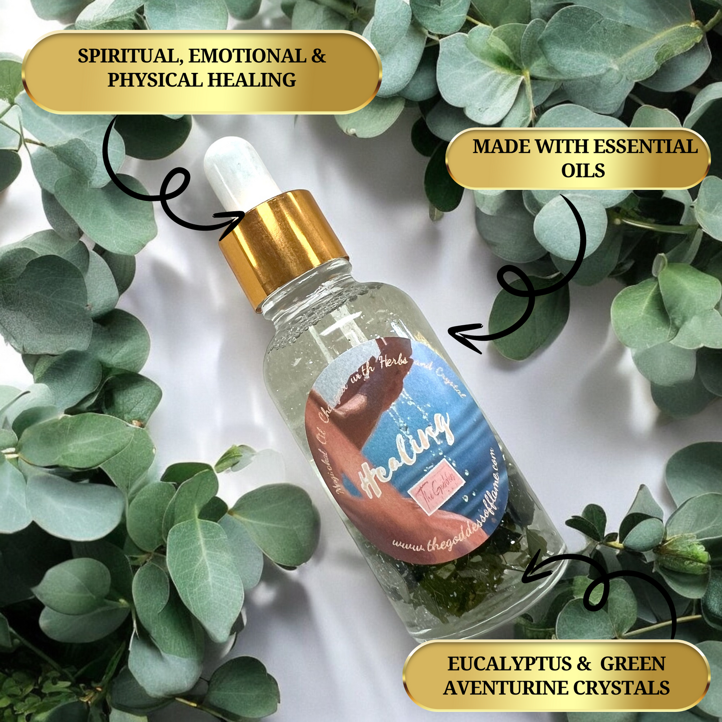 Healing Anointing Oil Dropper 30ml