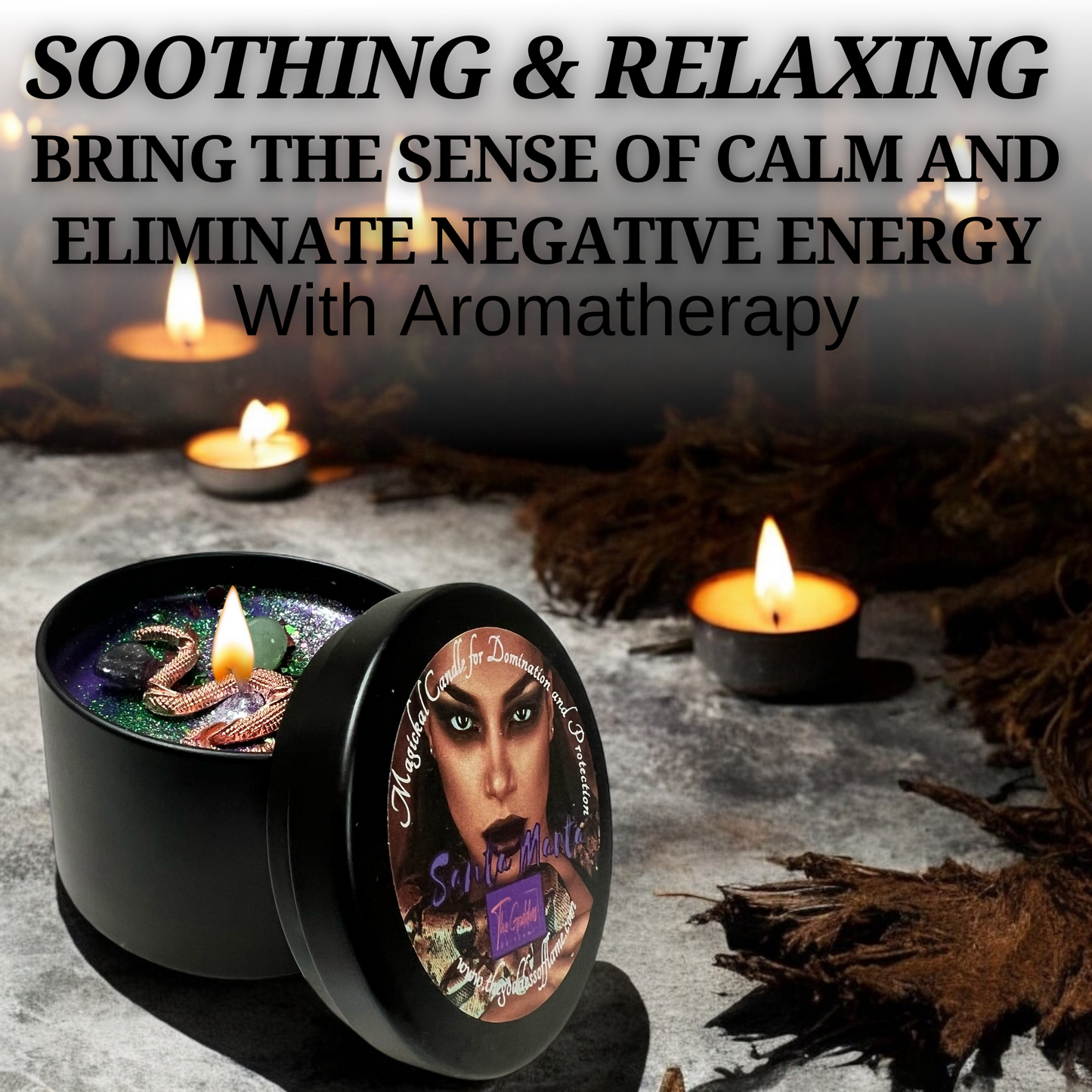 Santa Marta Dominadora Ritual Spell Candle