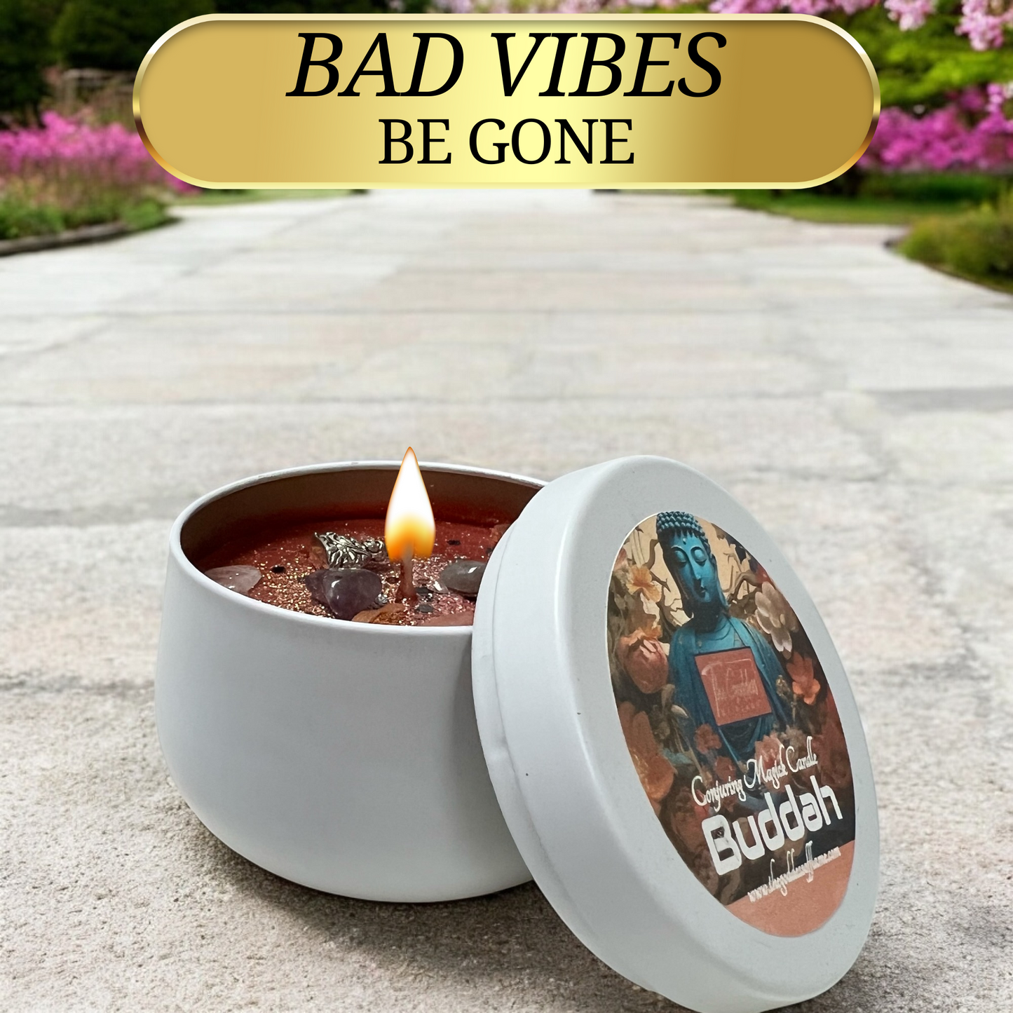Buddha Offering Meditation Candle