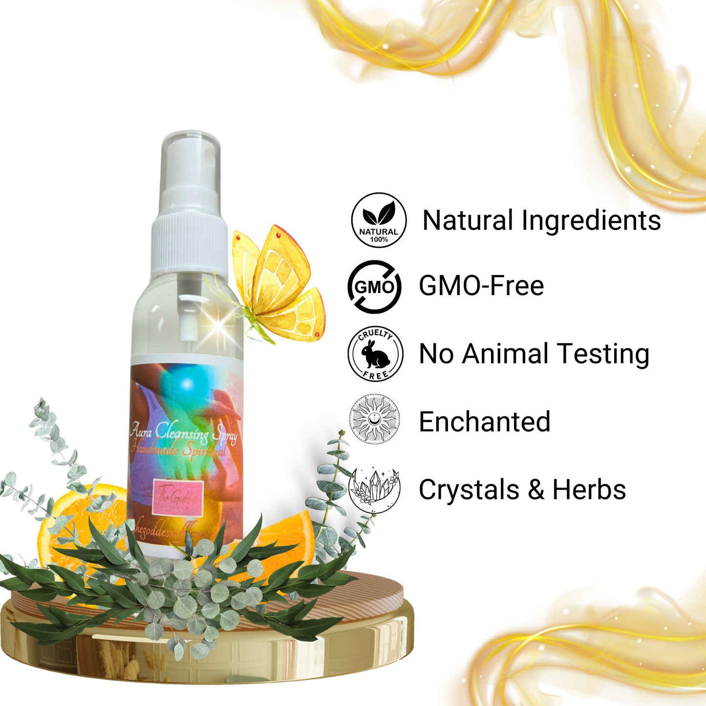 Aura Cleansing Spiritual Spray - Negativity, Purification & Psychic Protection