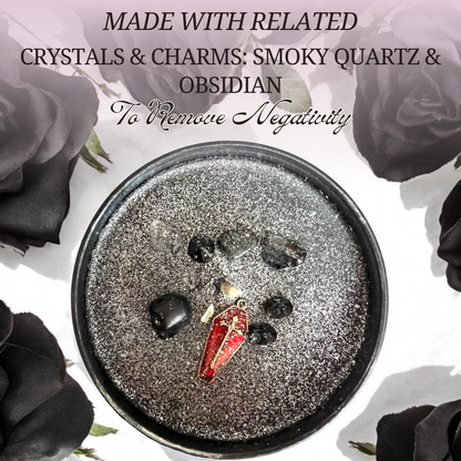 Graveyard Dirt Spiritual Candle for Necromancy, Protection and Banishing