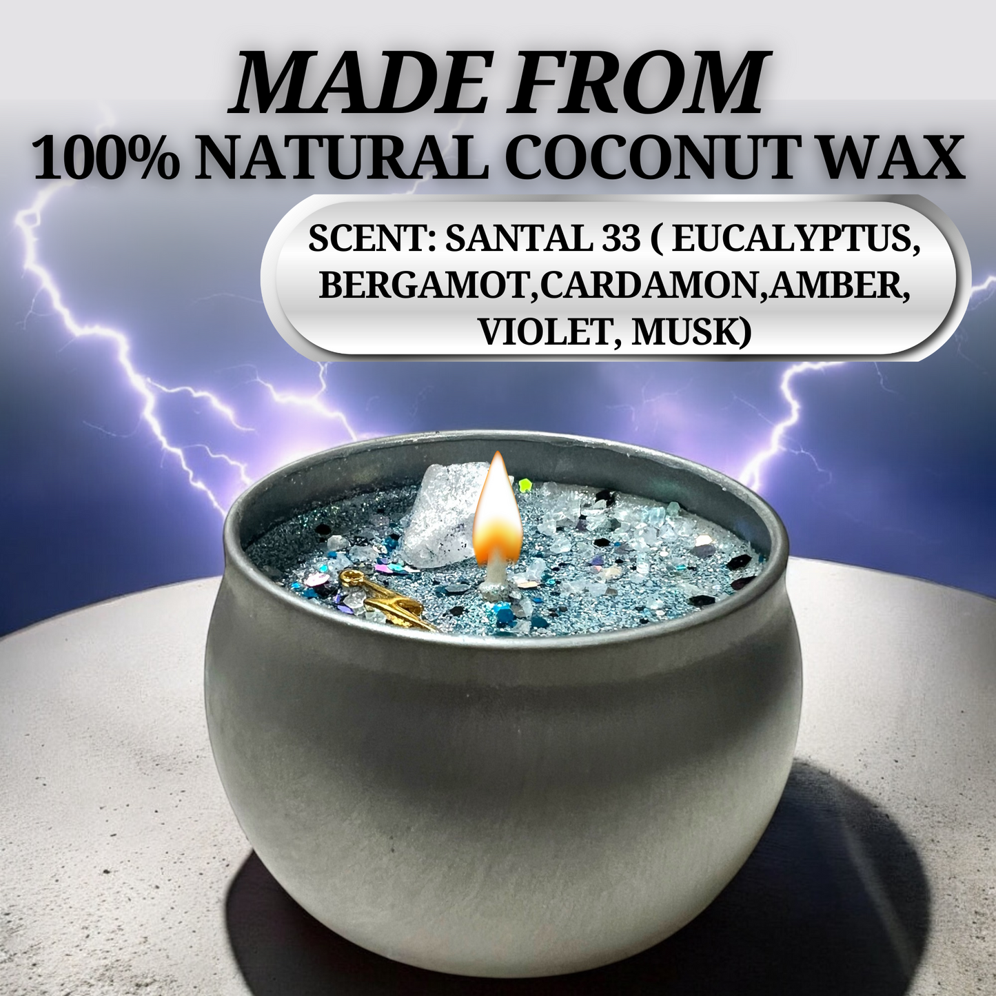 Zeus Magic Offering Ritual Candle